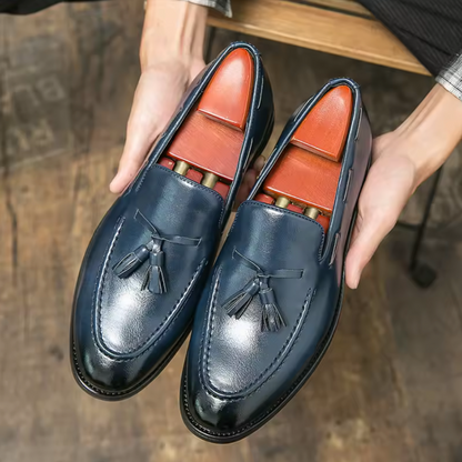 FORMAL TASSEL LEATHER LOAFERS