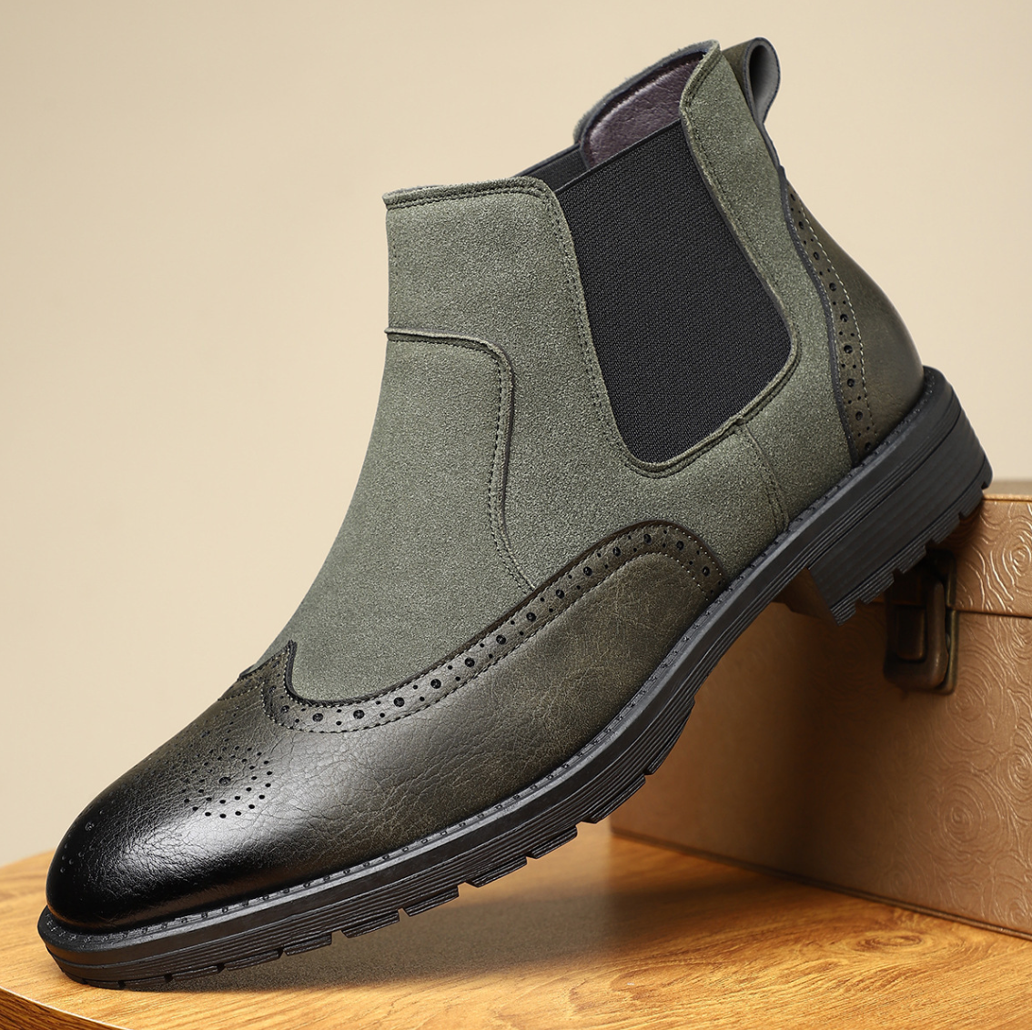 TALL SOLID CHELSEA BOOTS