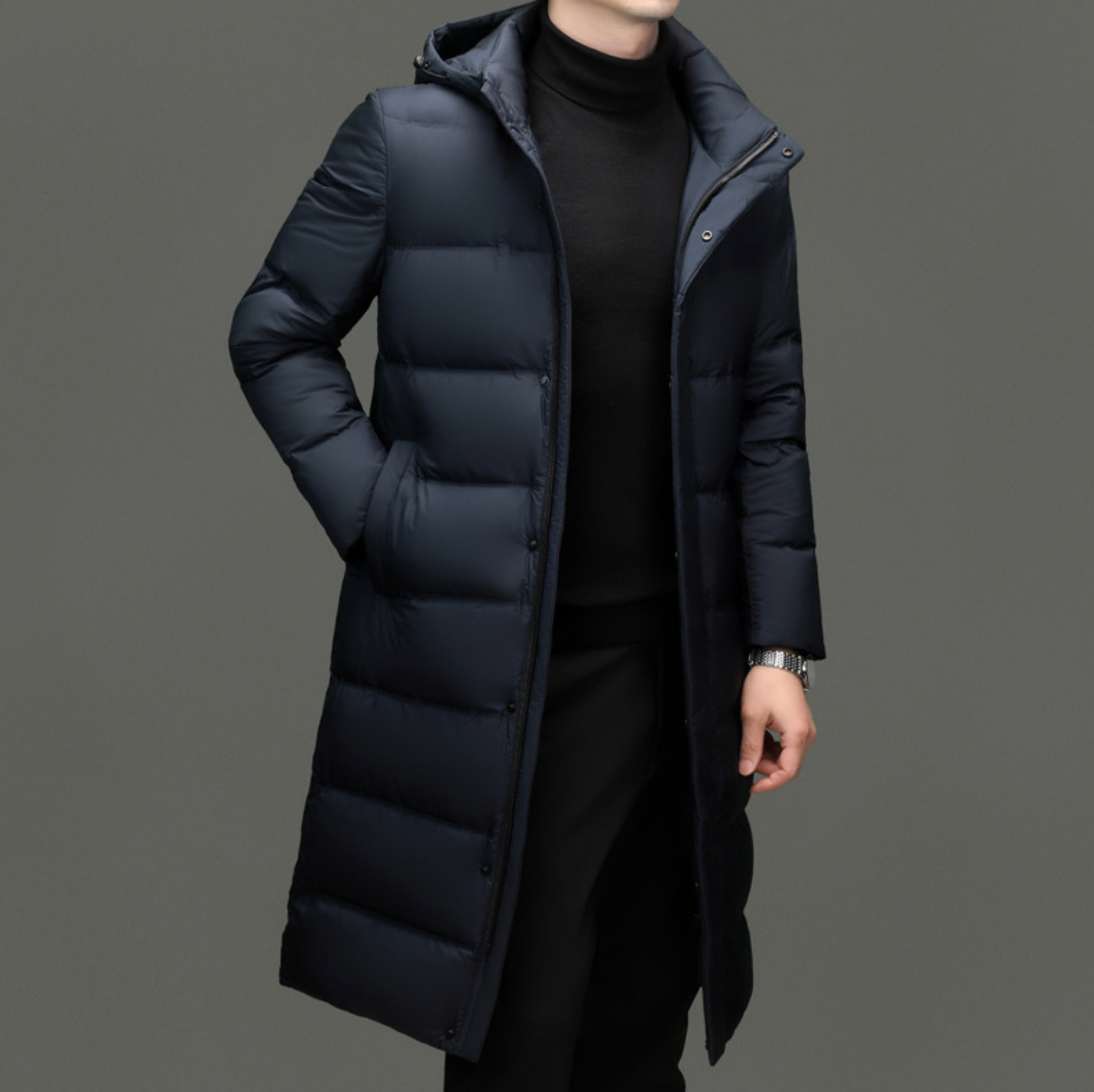 MEN’S LONG DOWN COAT