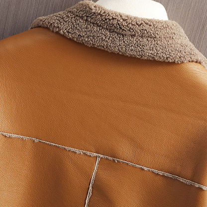 SHEARLING LAMBSKIN BOMBER