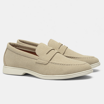 VINTAGE SUEDE PENNY LOAFERS