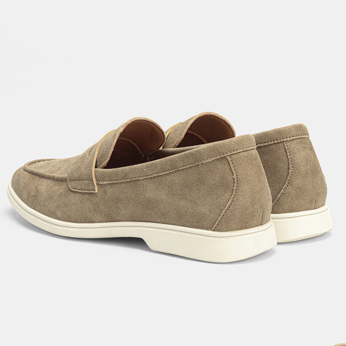 VINTAGE SUEDE PENNY LOAFERS