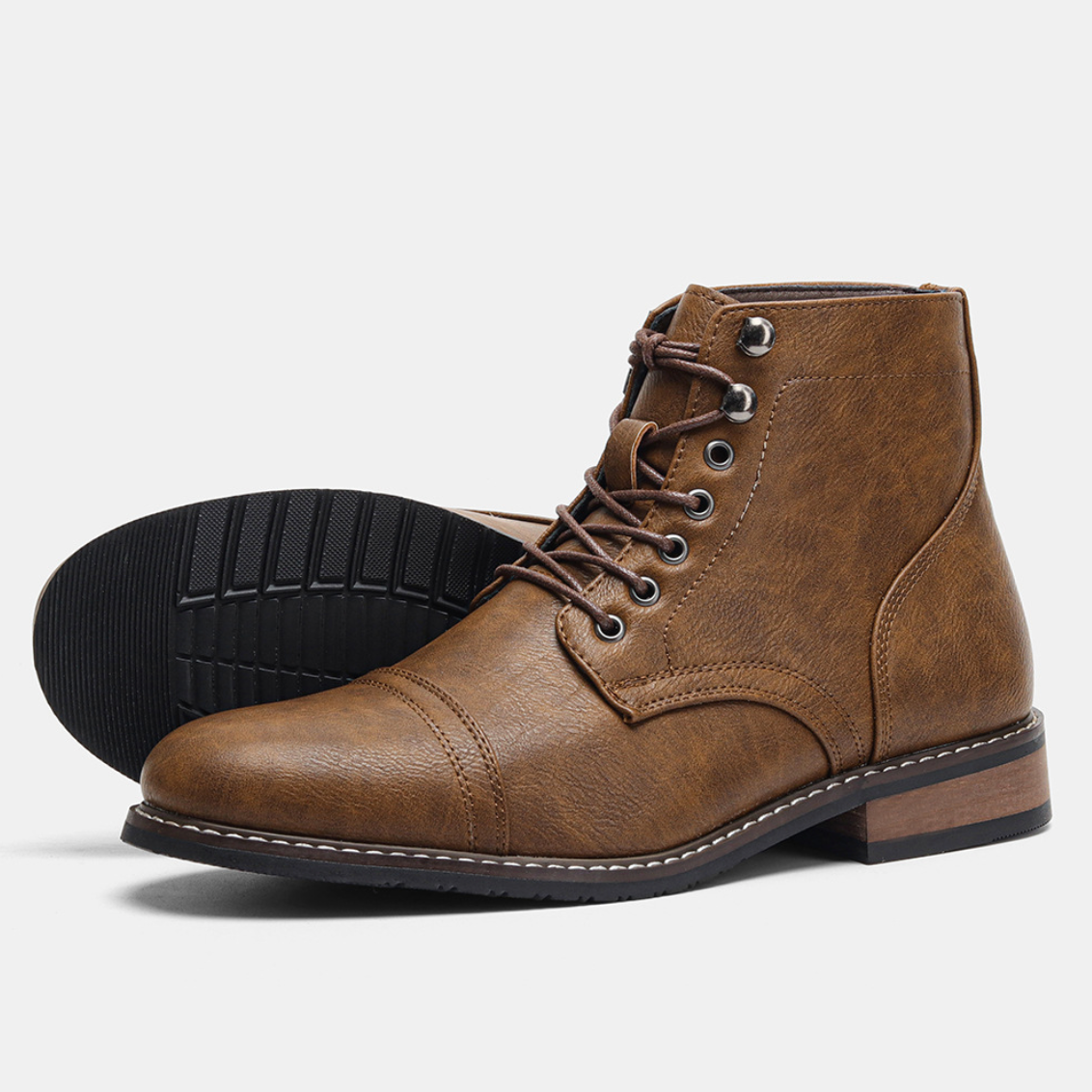 DURABLE RETRO CAP-TOE BOOTS