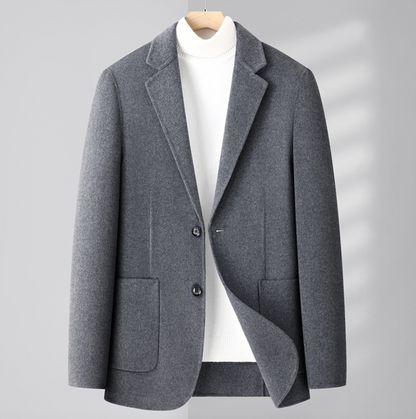 REVERSIBLE WOOL BLAZER