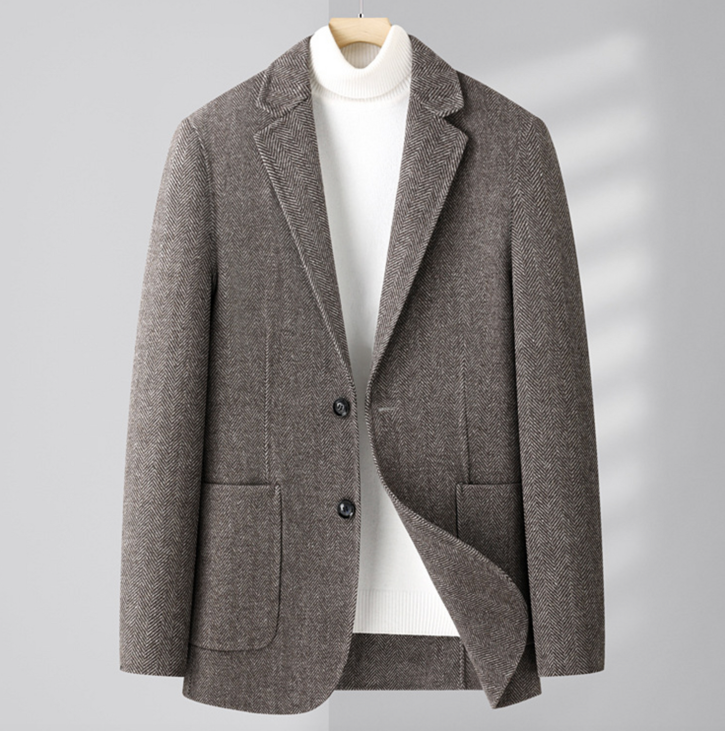 REVERSIBLE WOOL BLAZER