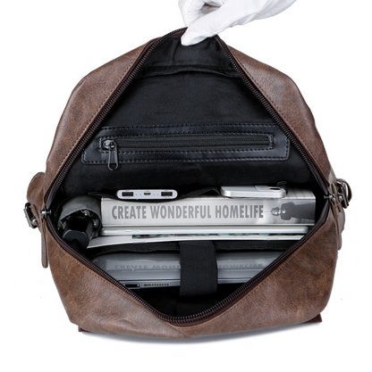 LEATHER EXECUTIVE BACKPACK