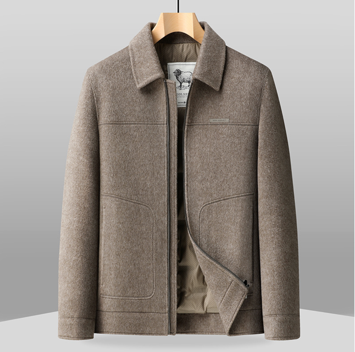 VERSATILE WOOL ZIP JACKET