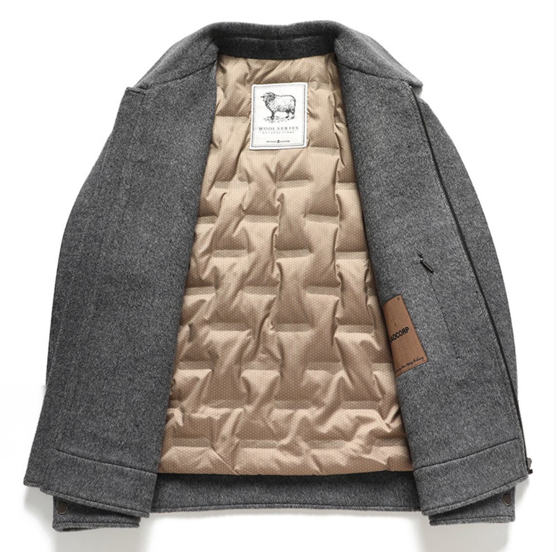 VERSATILE WOOL ZIP JACKET