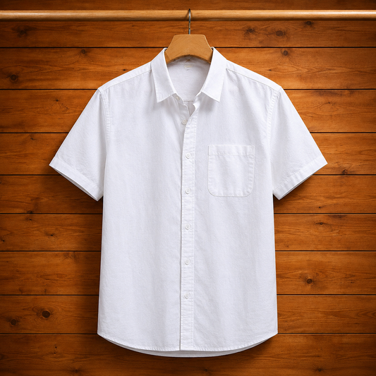 Refined Linen Blend Shirt