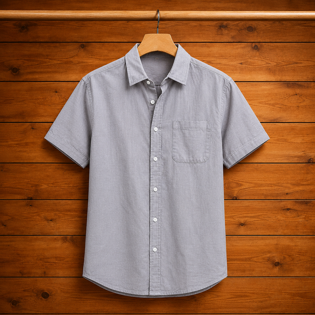 Refined Linen Blend Shirt