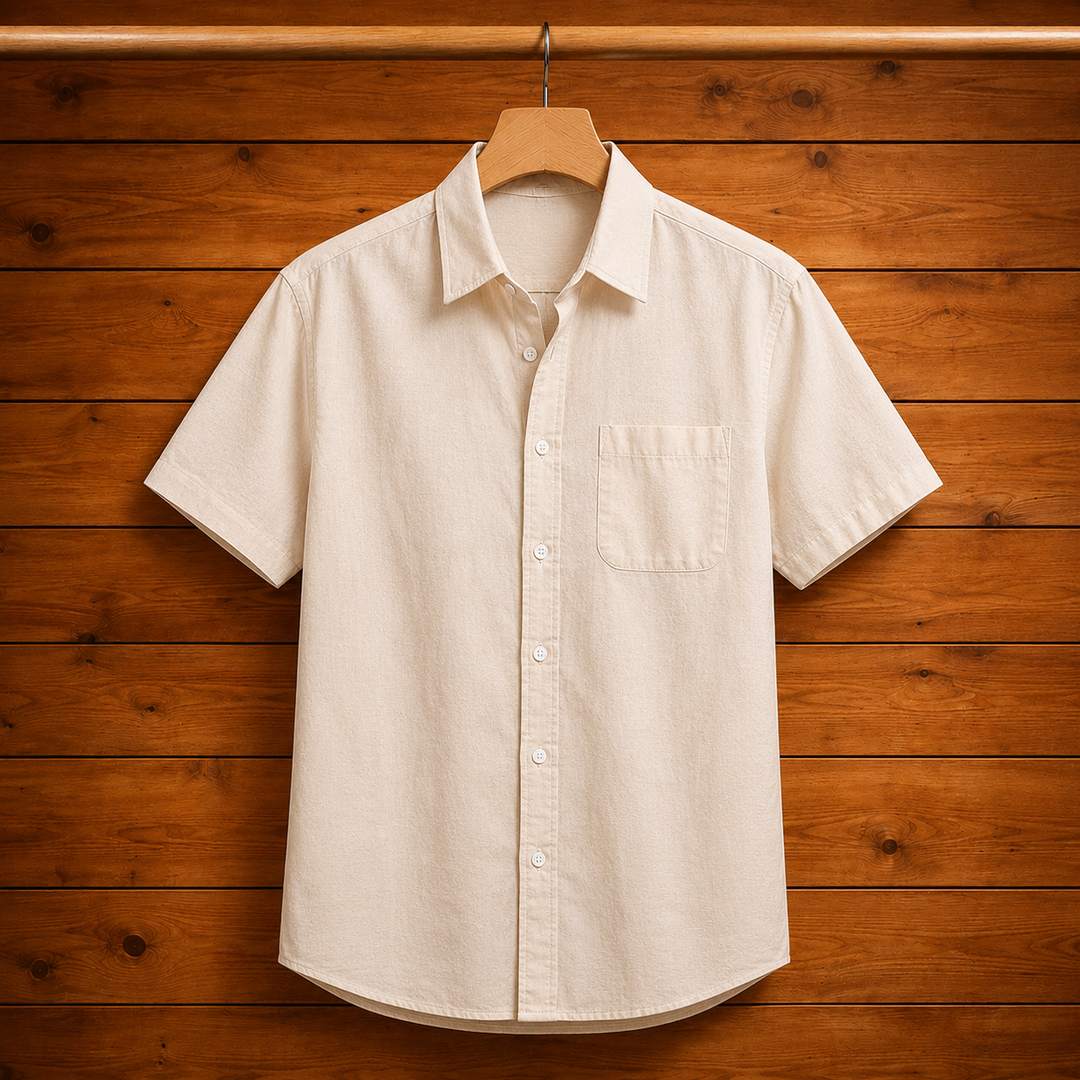 Refined Linen Blend Shirt