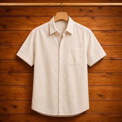 Refined Linen Blend Shirt