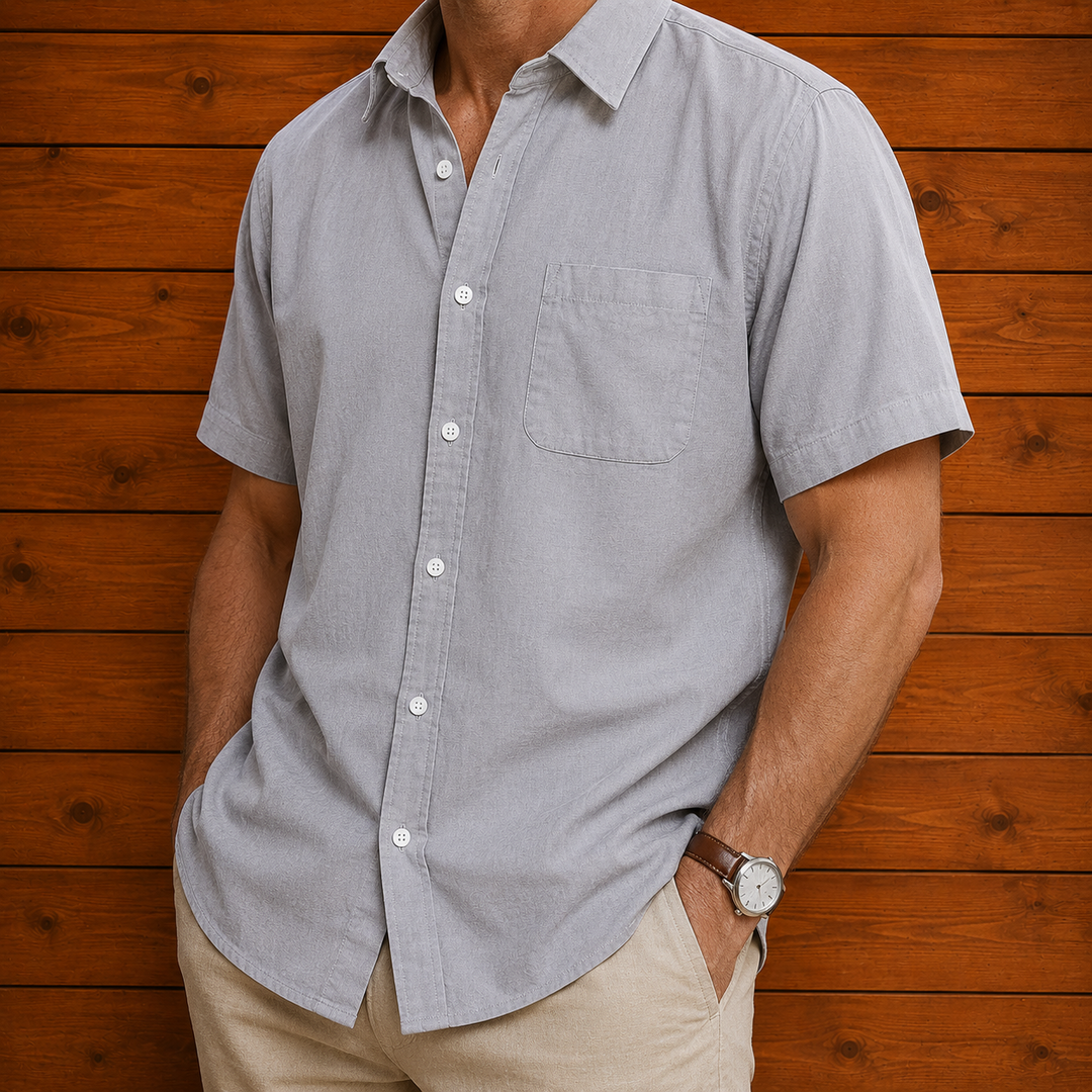 Refined Linen Blend Shirt