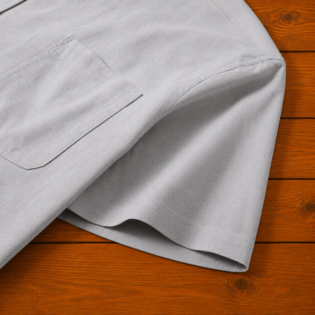 Refined Linen Blend Shirt