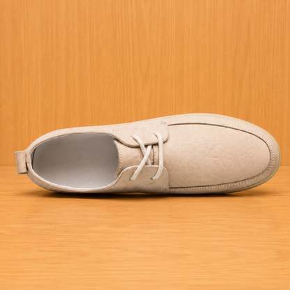Textured Lace-Up Derby Shoes