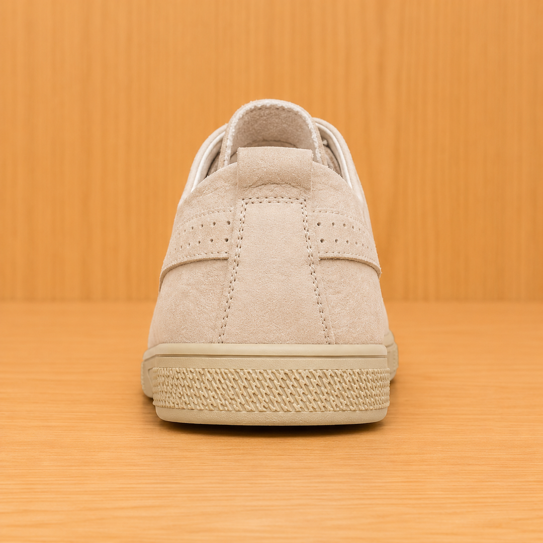 Textured Lace-Up Derby Shoes