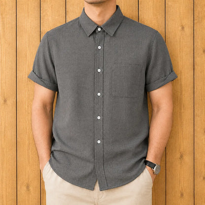 Short Sleeve Button-Up Shirt