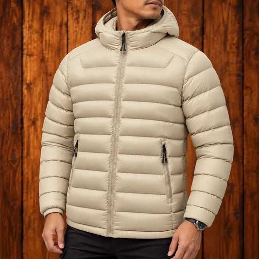 Simple Quilted Puffer Jacket