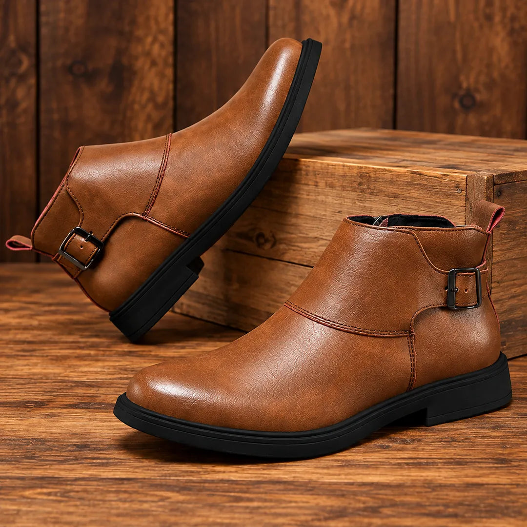 Soft Leather Ankle Boots