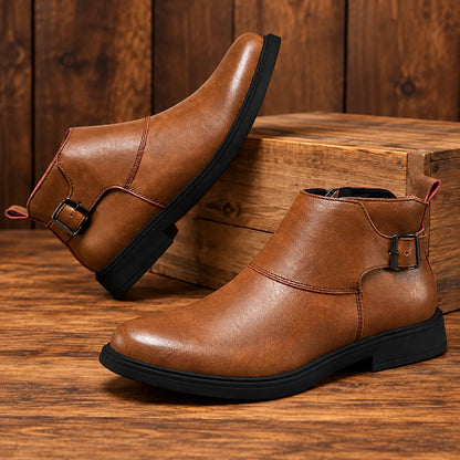 Soft Leather Ankle Boots