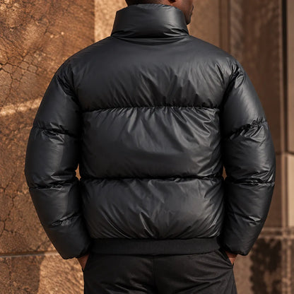 Stand Collar Puffer Jacket