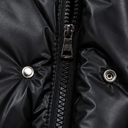 Stand Collar Puffer Jacket