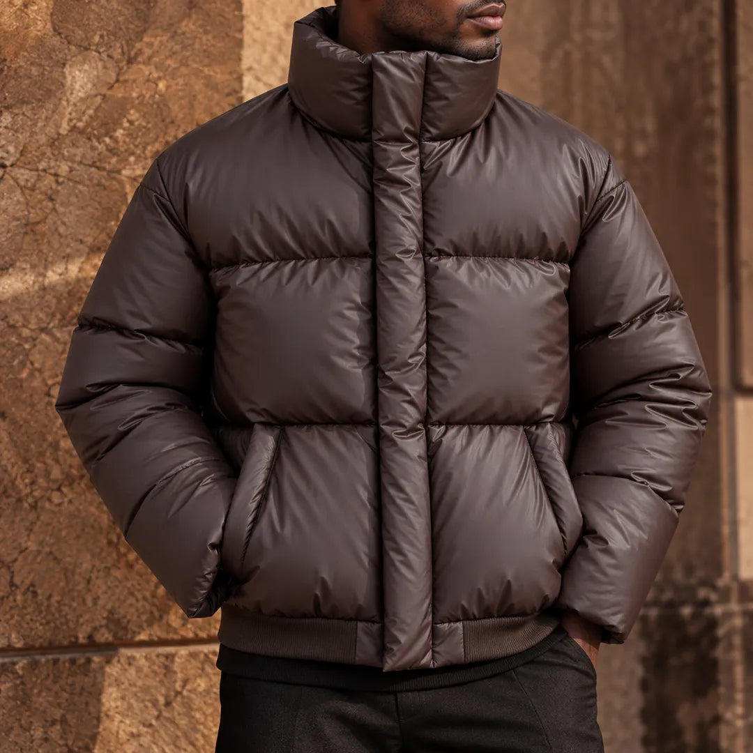 Stand Collar Puffer Jacket