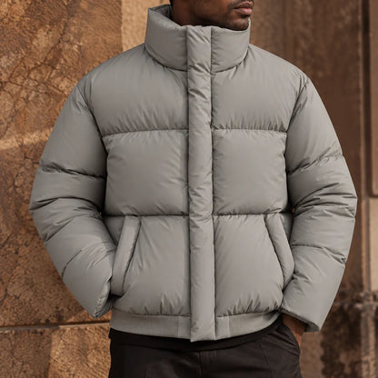Stand Collar Puffer Jacket