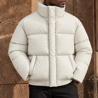 Stand Collar Puffer Jacket