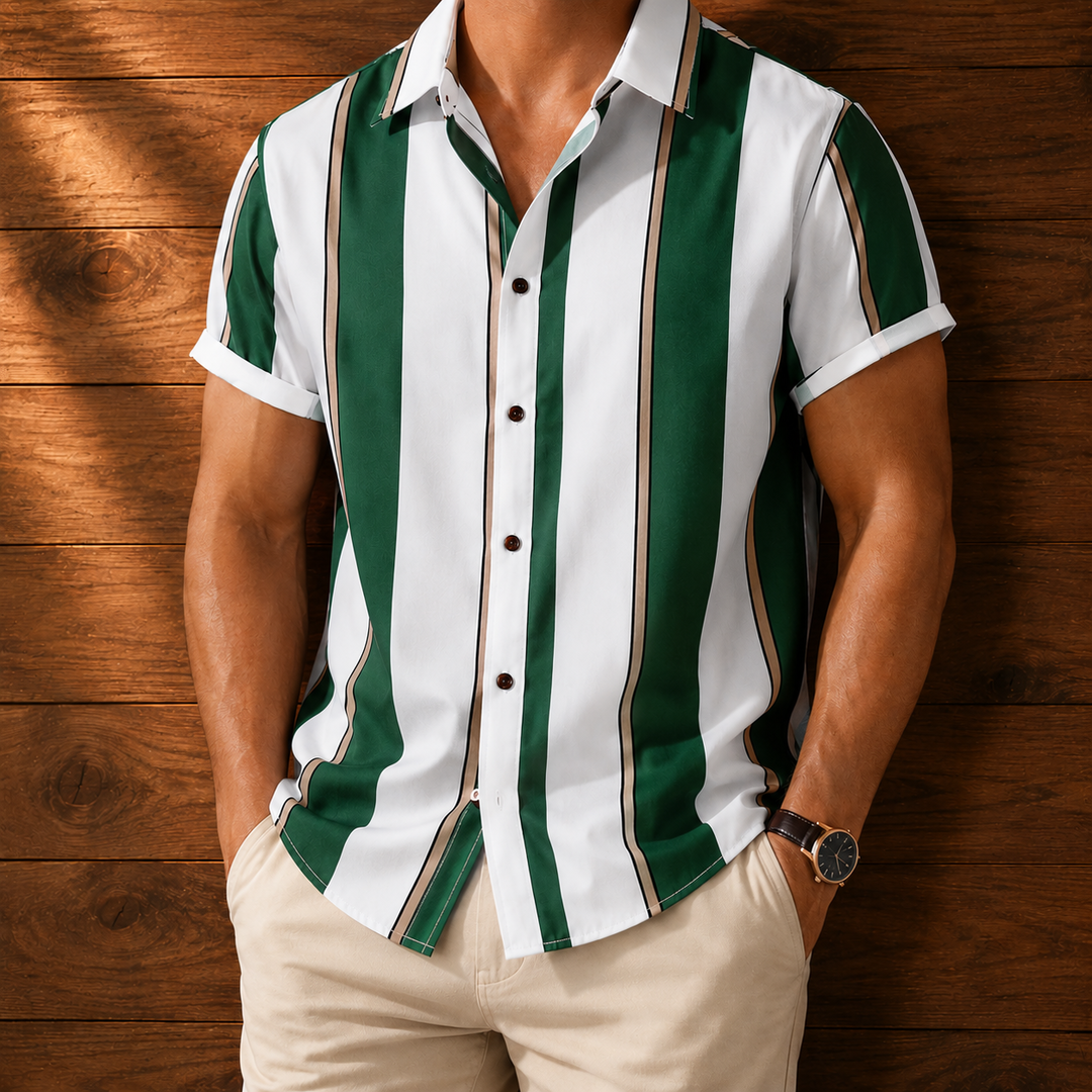 Classic Vertical Stripe Shirt