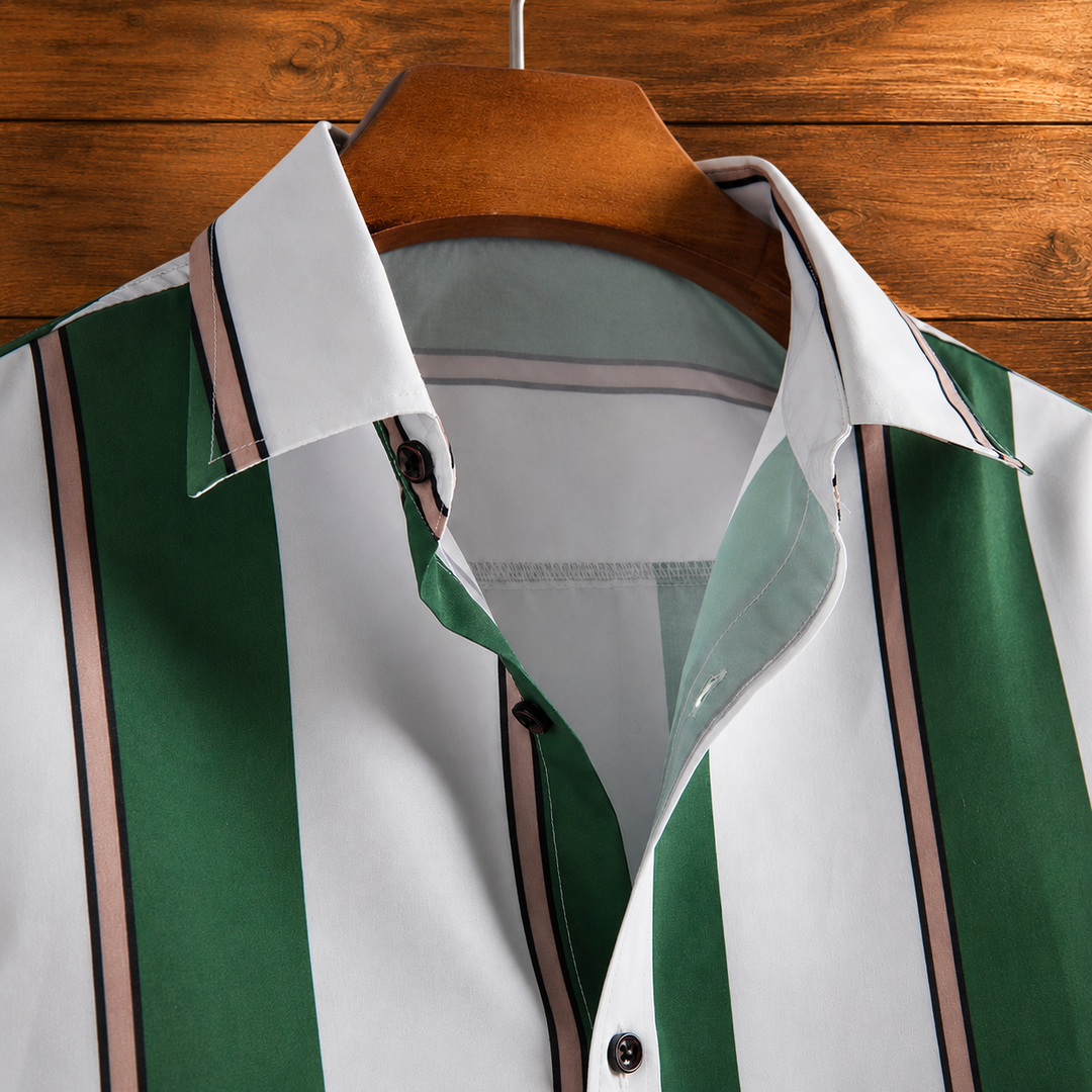 Classic Vertical Stripe Shirt