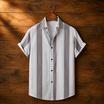 Classic Vertical Stripe Shirt