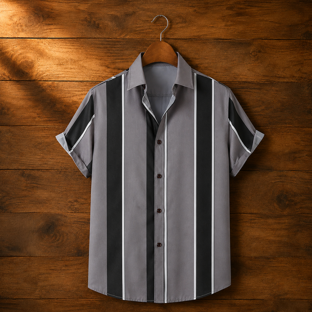 Classic Vertical Stripe Shirt