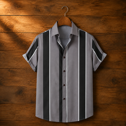 Classic Vertical Stripe Shirt