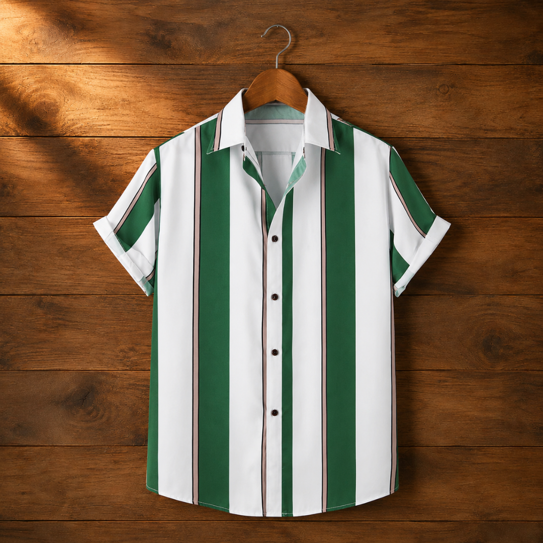 Classic Vertical Stripe Shirt