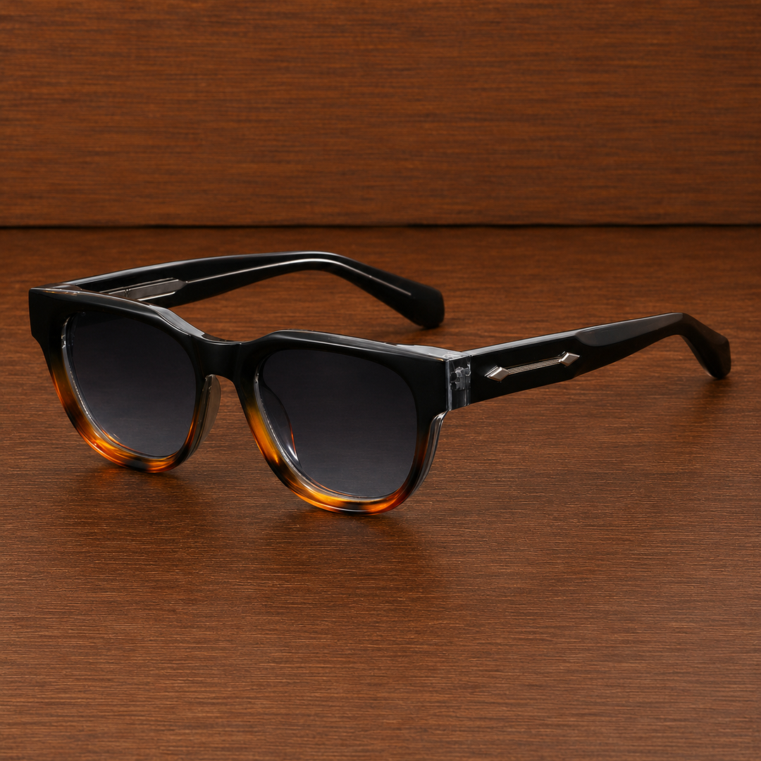 Refined Square Frame Sunglasses