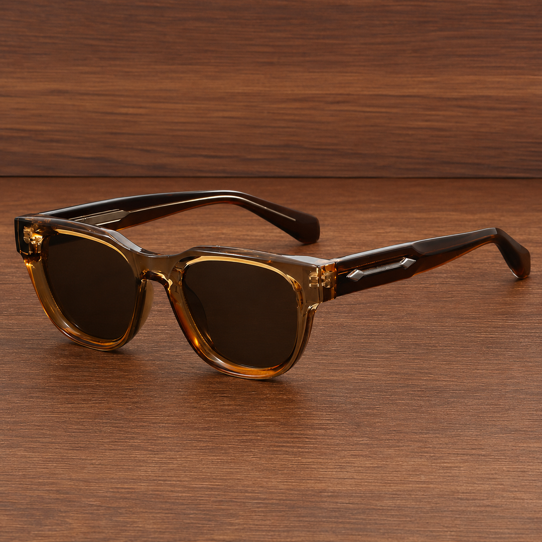Refined Square Frame Sunglasses