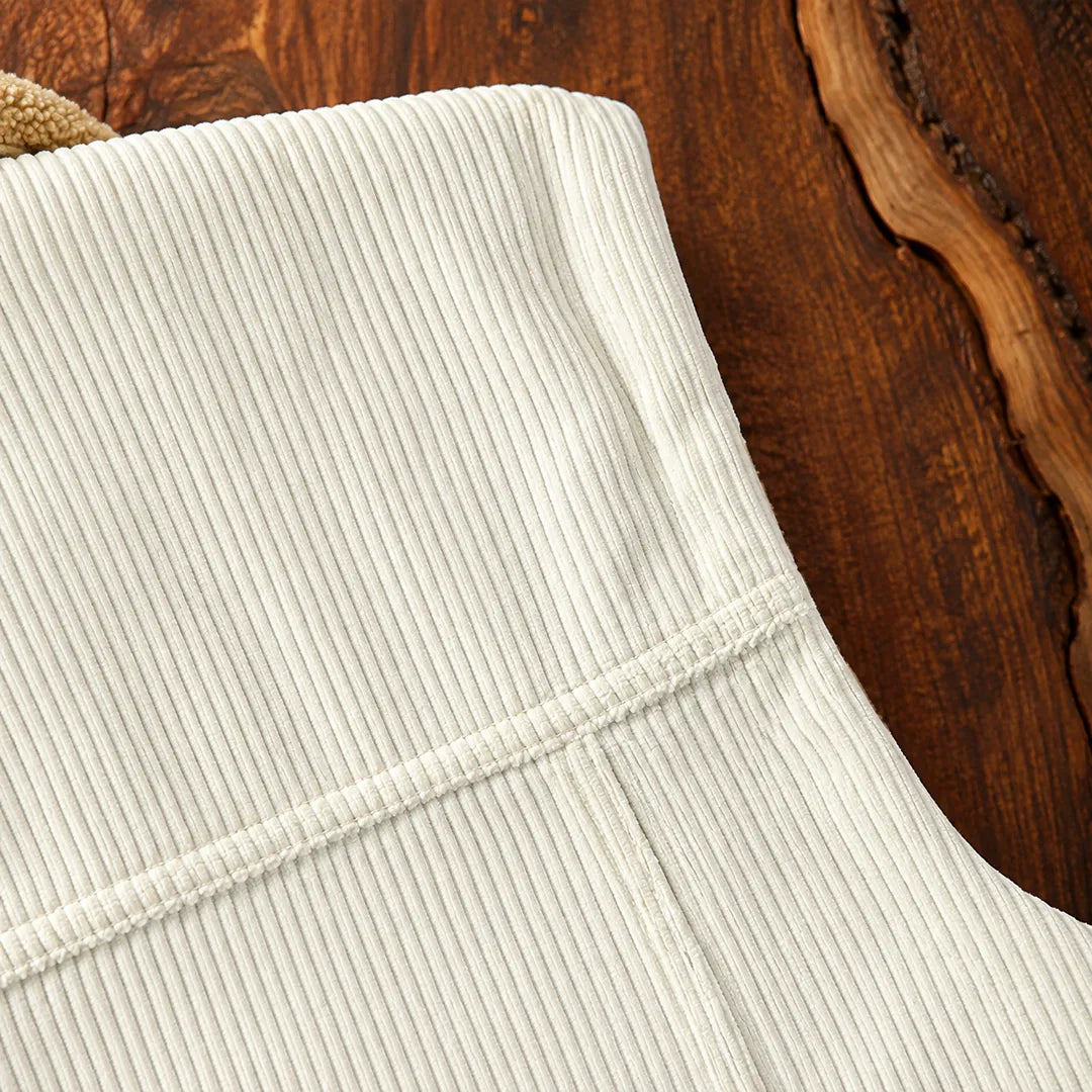 Textured Casual Layering Vest