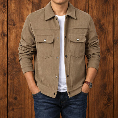 Textured Collared Jacket