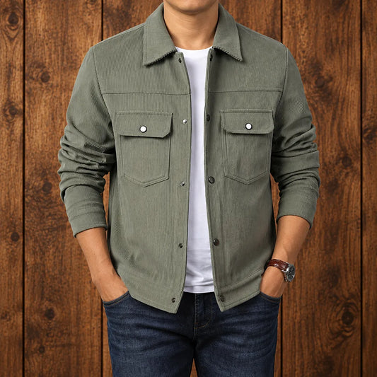 Textured Collared Jacket