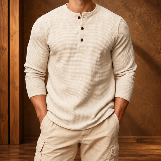 Textured Long Sleeve Shirt
