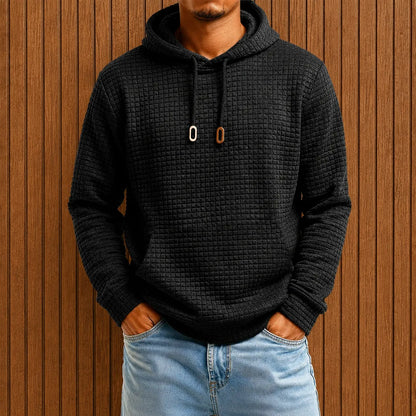 Textured Pullover Hoodie