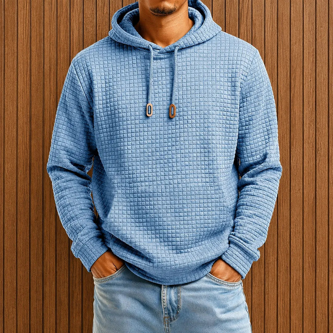 Textured Pullover Hoodie