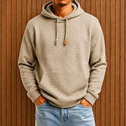 Textured Pullover Hoodie