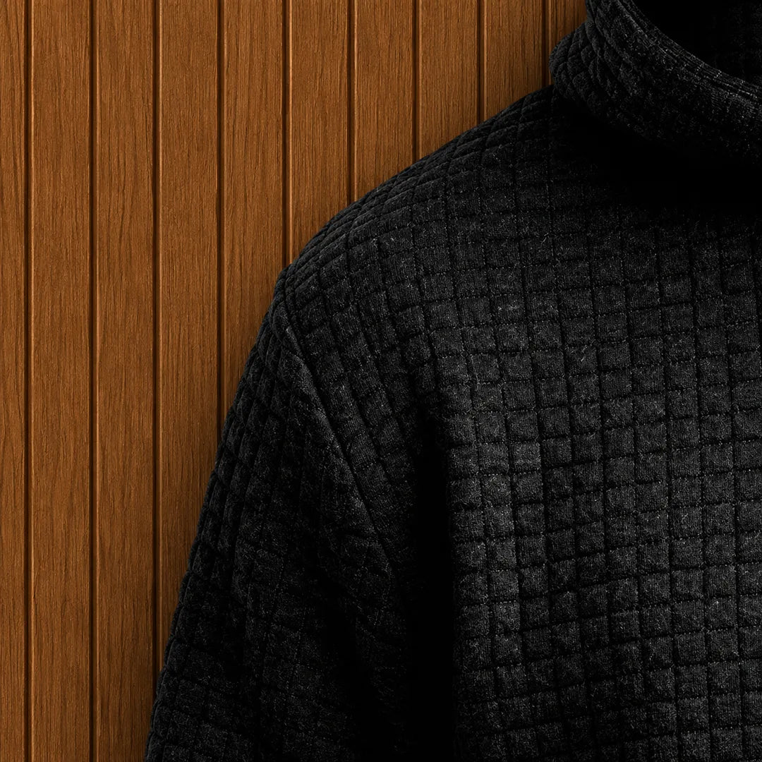 Textured Pullover Hoodie