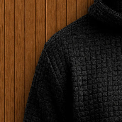 Textured Pullover Hoodie
