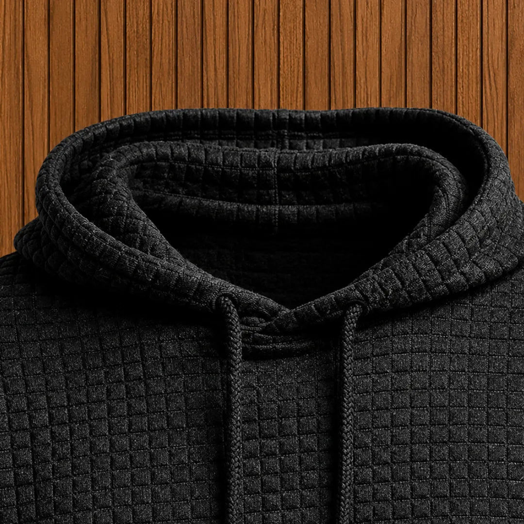 Textured Pullover Hoodie