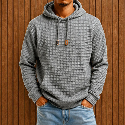 Textured Pullover Hoodie