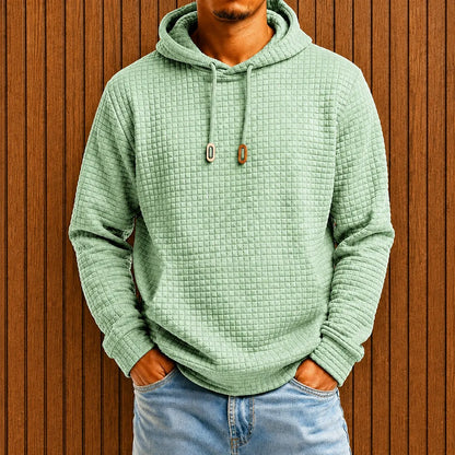 Textured Pullover Hoodie