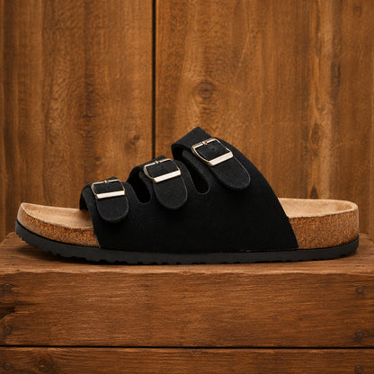 Triple-Strap Comfort Sandals